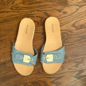 Dr. Scholl's Denim Blue Women's Slides